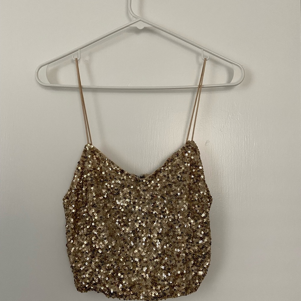 Alice and olivia crop tank